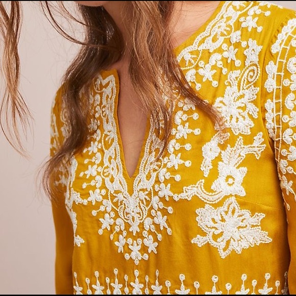 Anthropologie Dresses & Skirts - Anthropologie Akemi + Kin Shiloh Embroidered Tunic